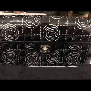 NWT Chanel evening bag- laser cut roses